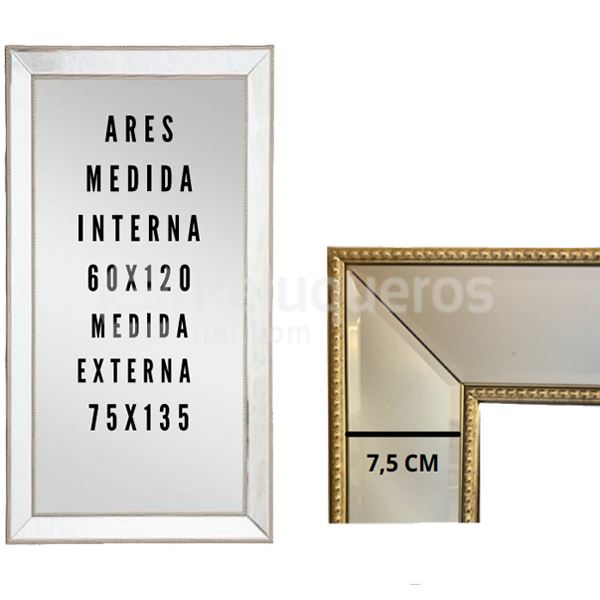 Espejo Ares 60×120