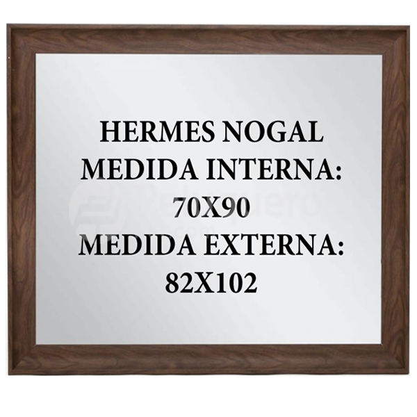 Espejo Hermes Nogal