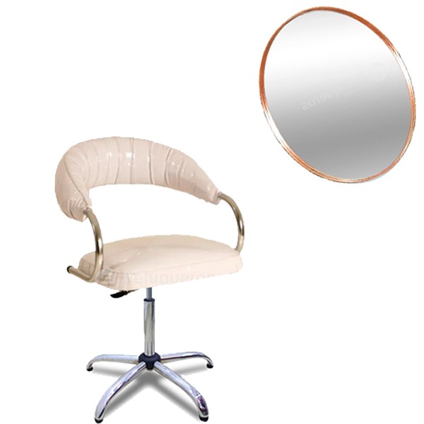 Combo 34 – 1 Sillón + 1 Espejo Redondo 60 cm.